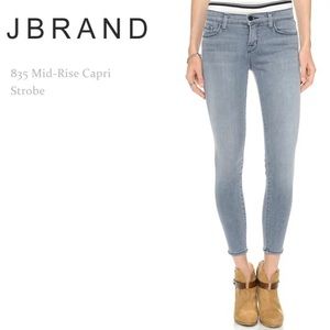 J Brand Strobe Capri Skinny Jeans